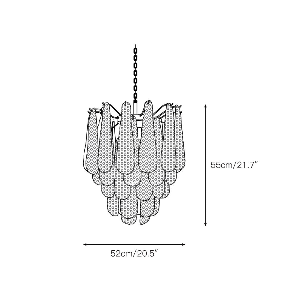 Drop Murano Chandelier