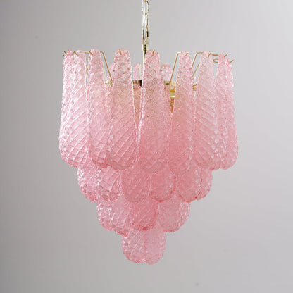 Drop Pink Chandelier