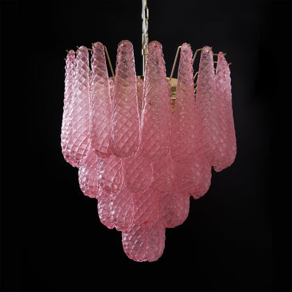 Drop Pink Chandelier