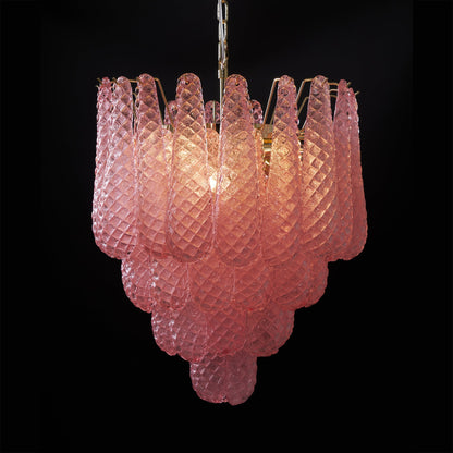 Drop Pink Chandelier