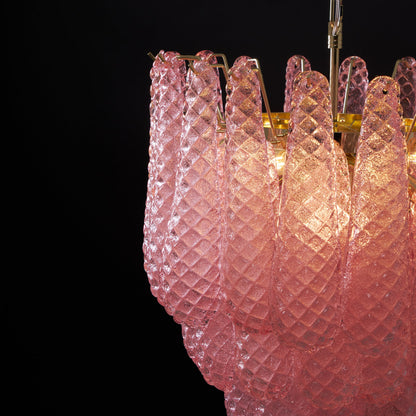 Drop Pink Chandelier