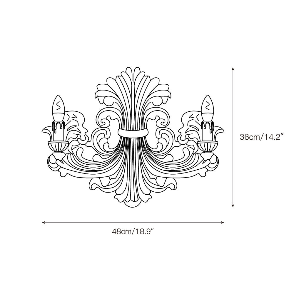 Ekena Plaster Wall Lamp