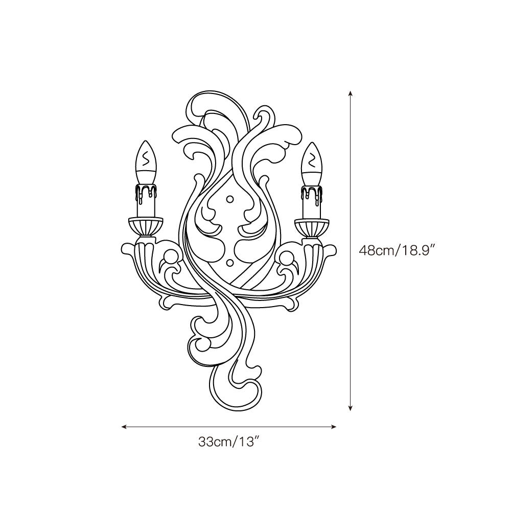 Ekena Plaster Wall Lamp