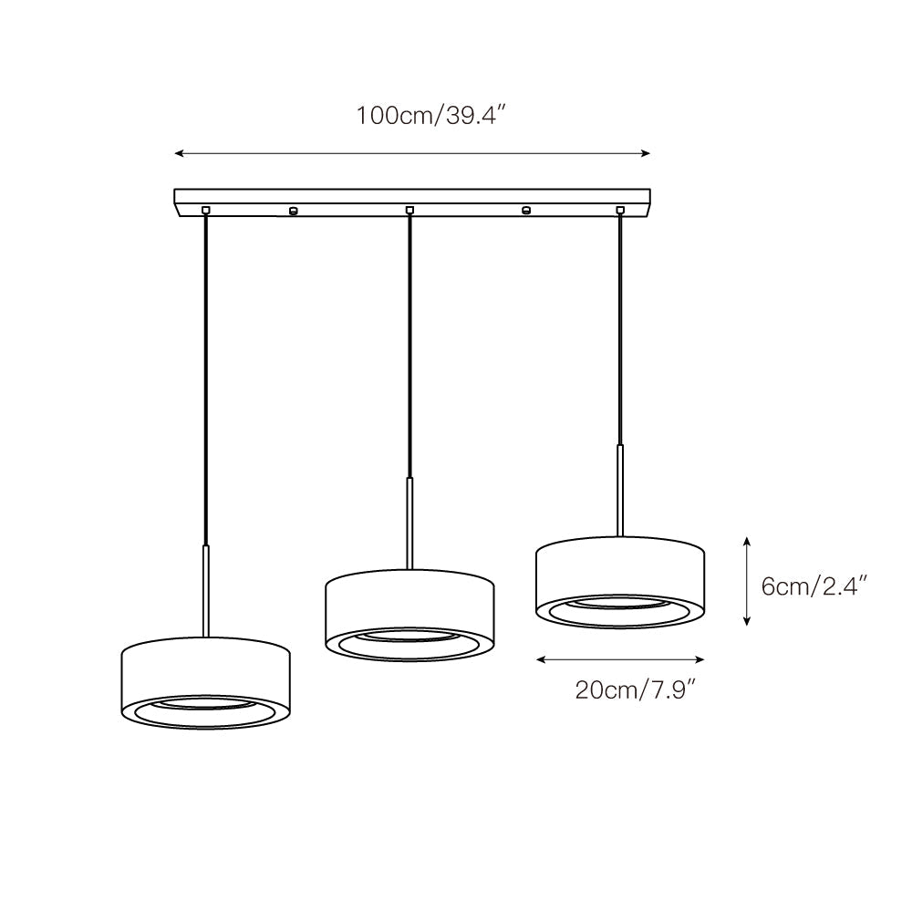 Elancourt Marble Pendant Lamp