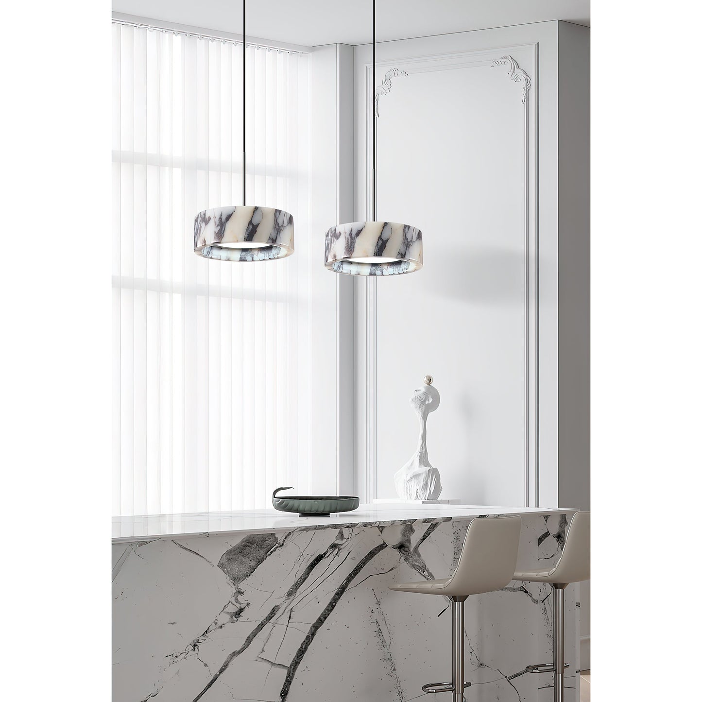 Elancourt Marble Pendant Lamp