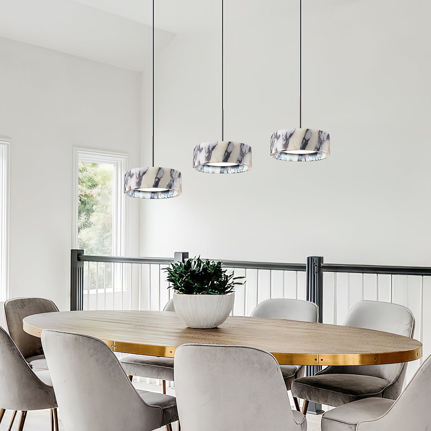 Elancourt Marble Pendant Lamp