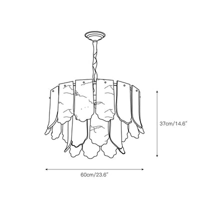 Elba Alabaster Chandelier