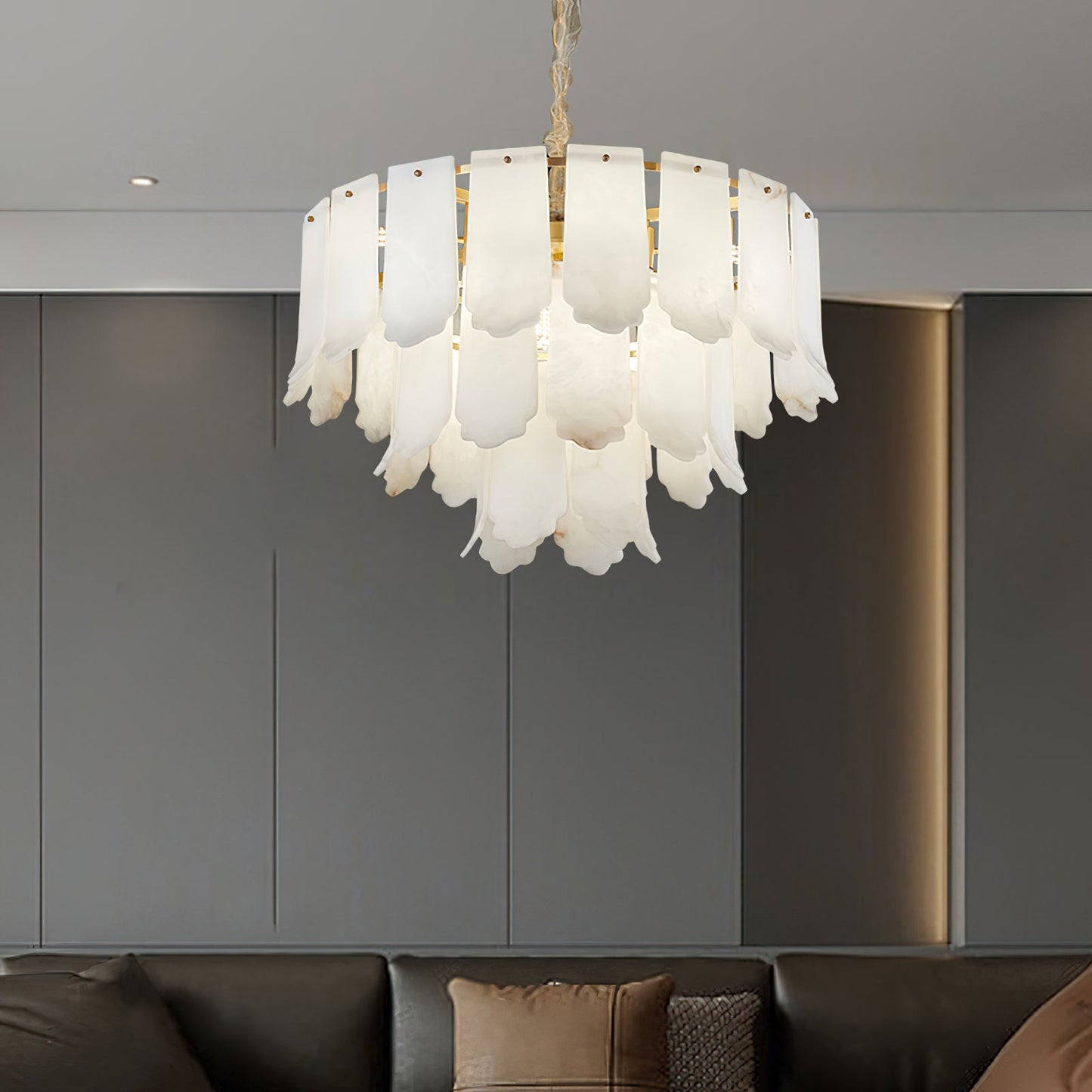 Elba Alabaster Chandelier