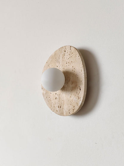 Element Travertine Wall Lamp
