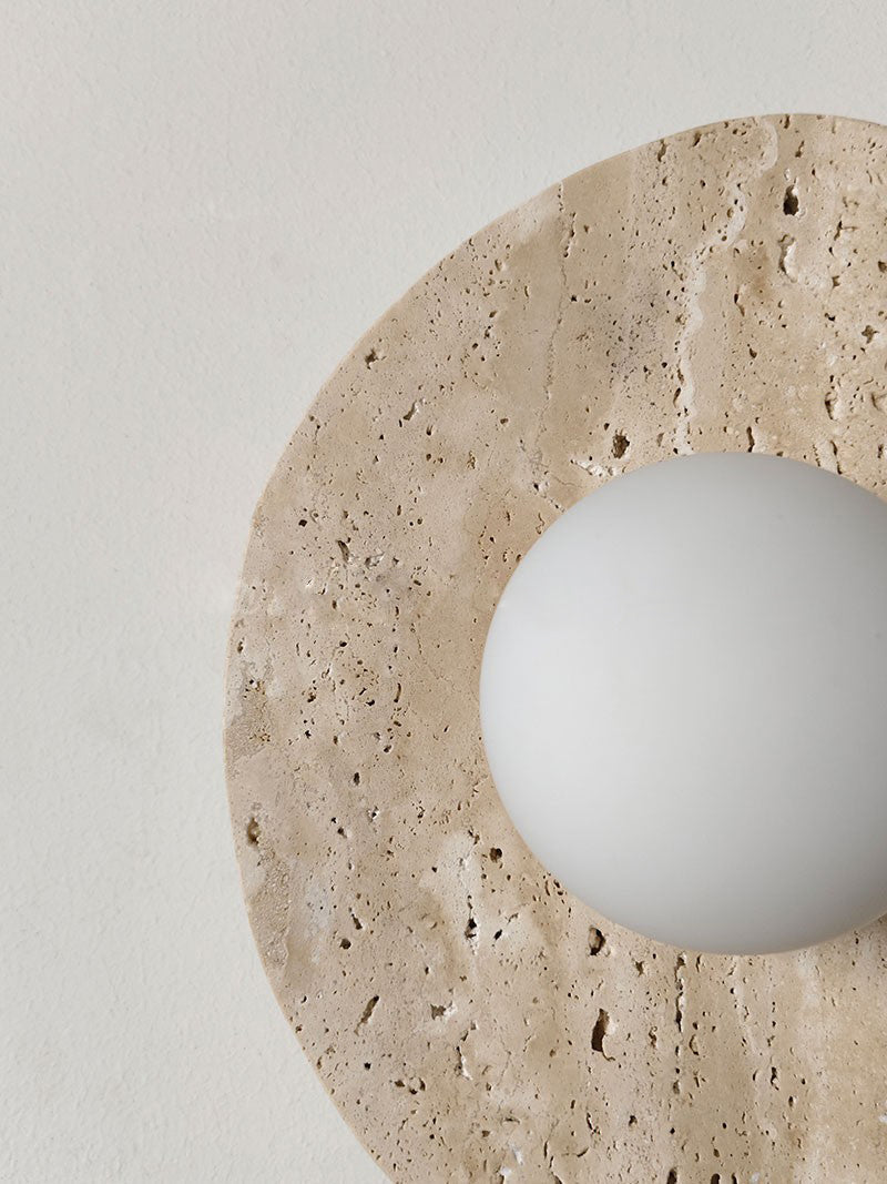 Element Travertine Wall Lamp