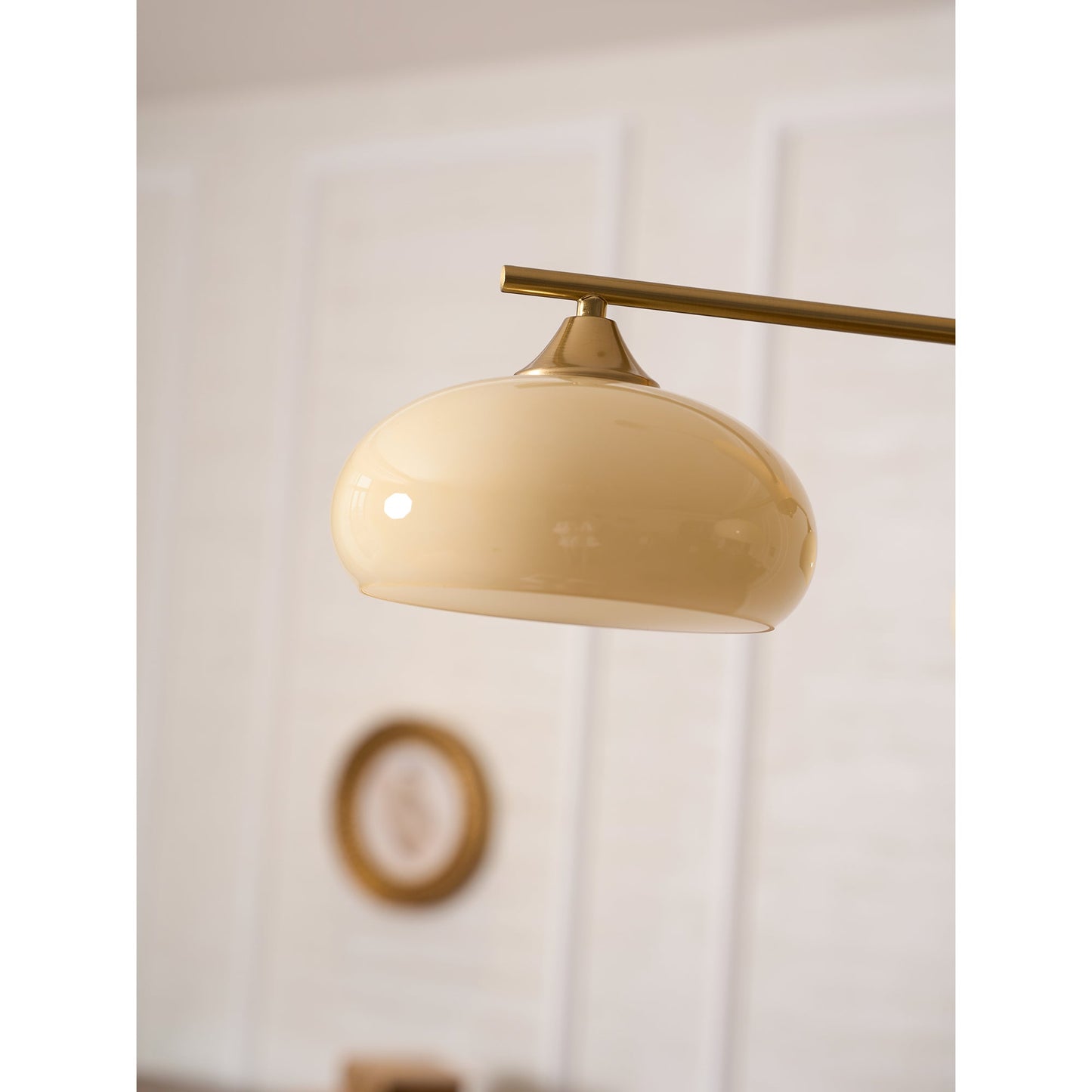 Elliptical Persimmon Chandelier