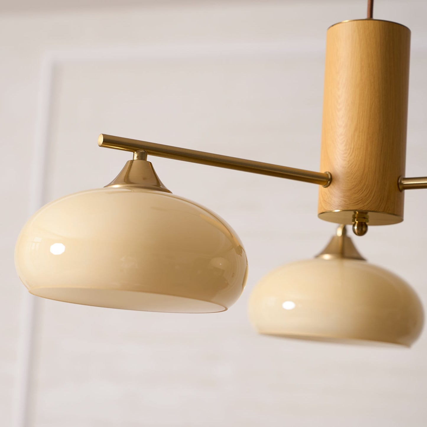 Elliptical Persimmon Chandelier