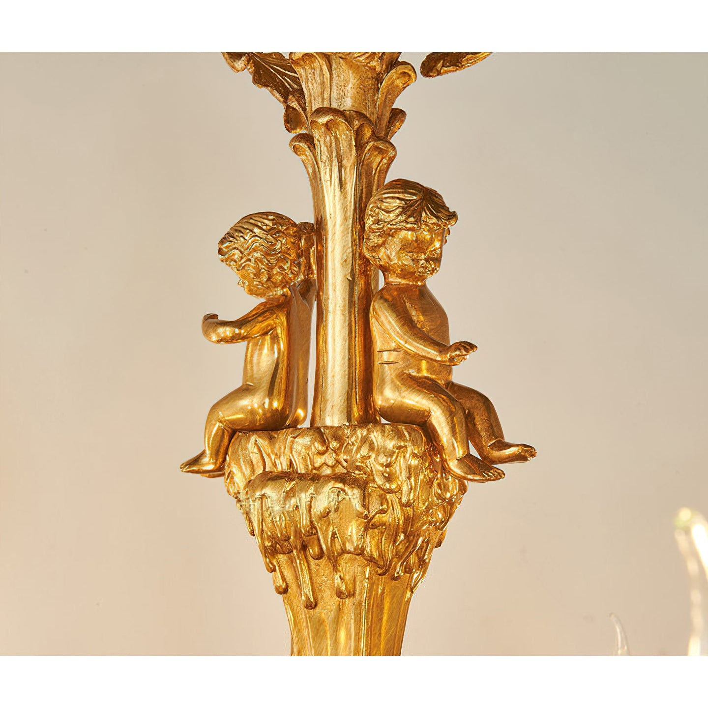 Eloise Brass Leaf Chandelier