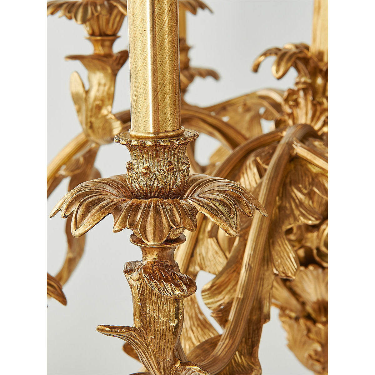 Eloise Brass Leaf Chandelier