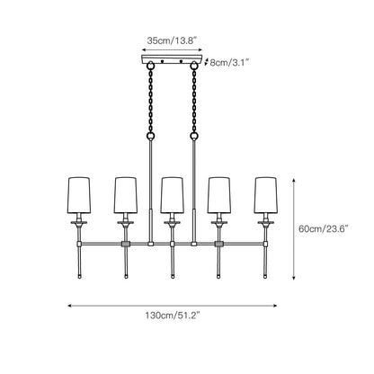Emily Linear Chandelier