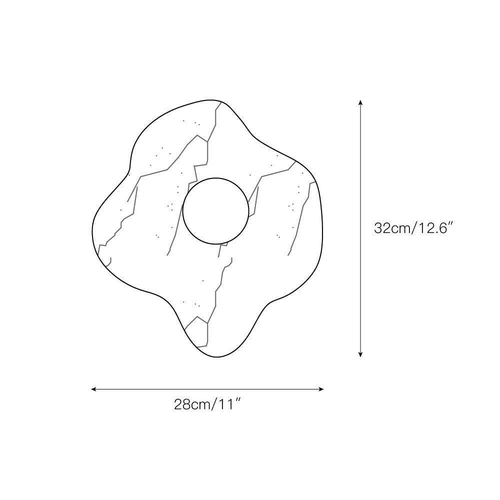 Emma Marble Wall Lamp
