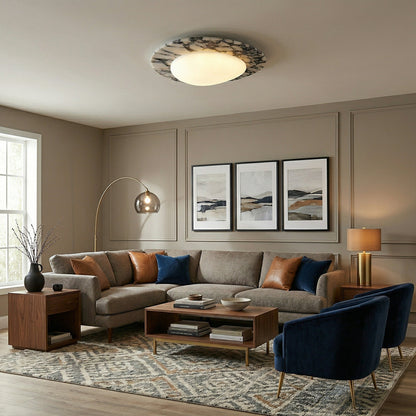 Emma Marble Ceiling Lamp
