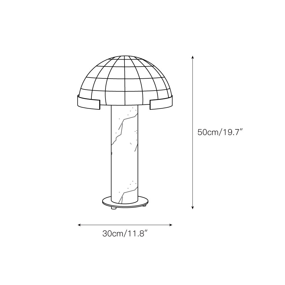 Etoile Alabaster Table Lamp