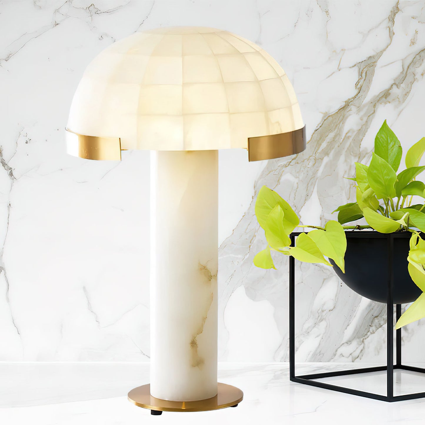 Etoile Alabaster Table Lamp