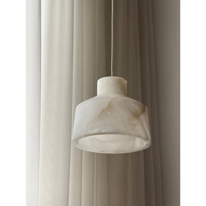 Etruscan Alabaster Pendant Lamp