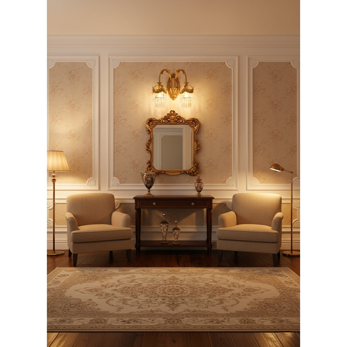 Evangeline Brass Wall Lamp
