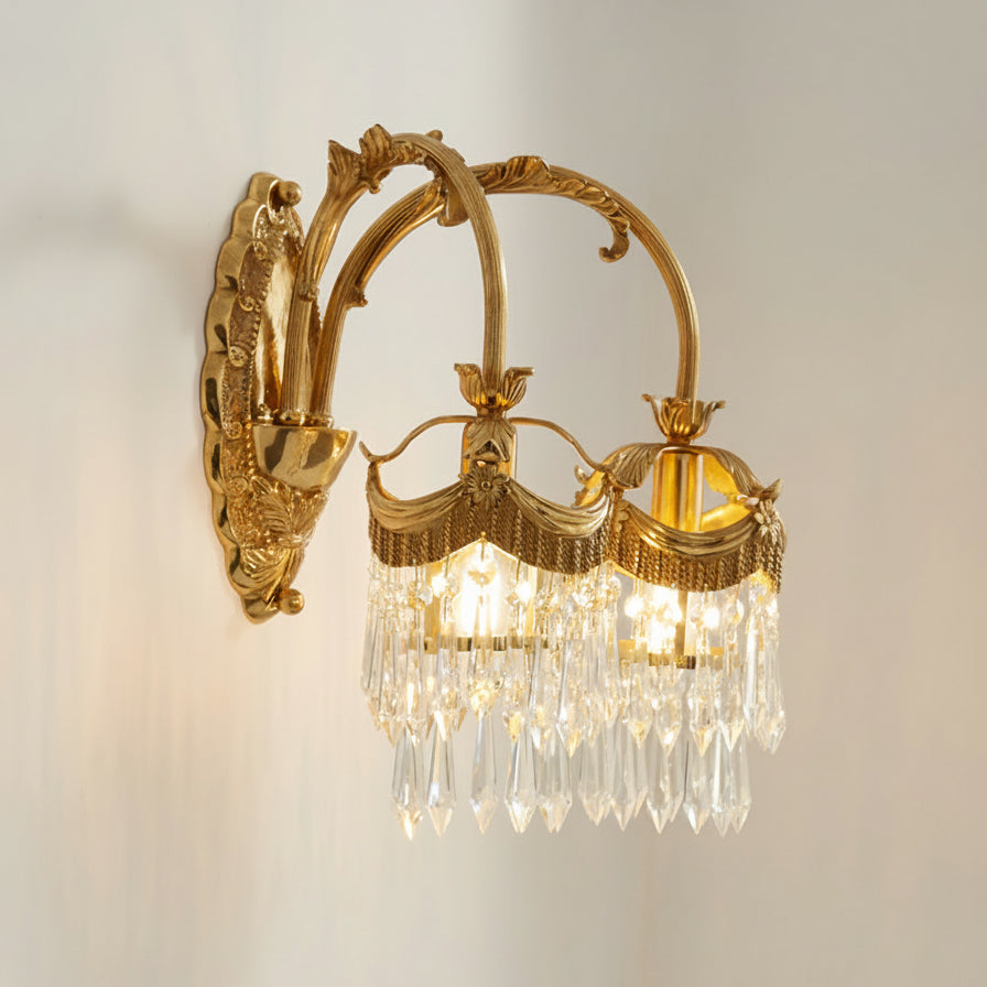 Evangeline Brass Wall Lamp
