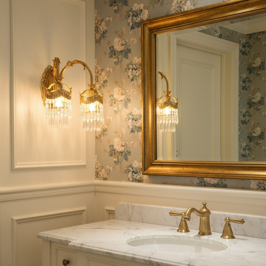 Evangeline Brass Wall Lamp