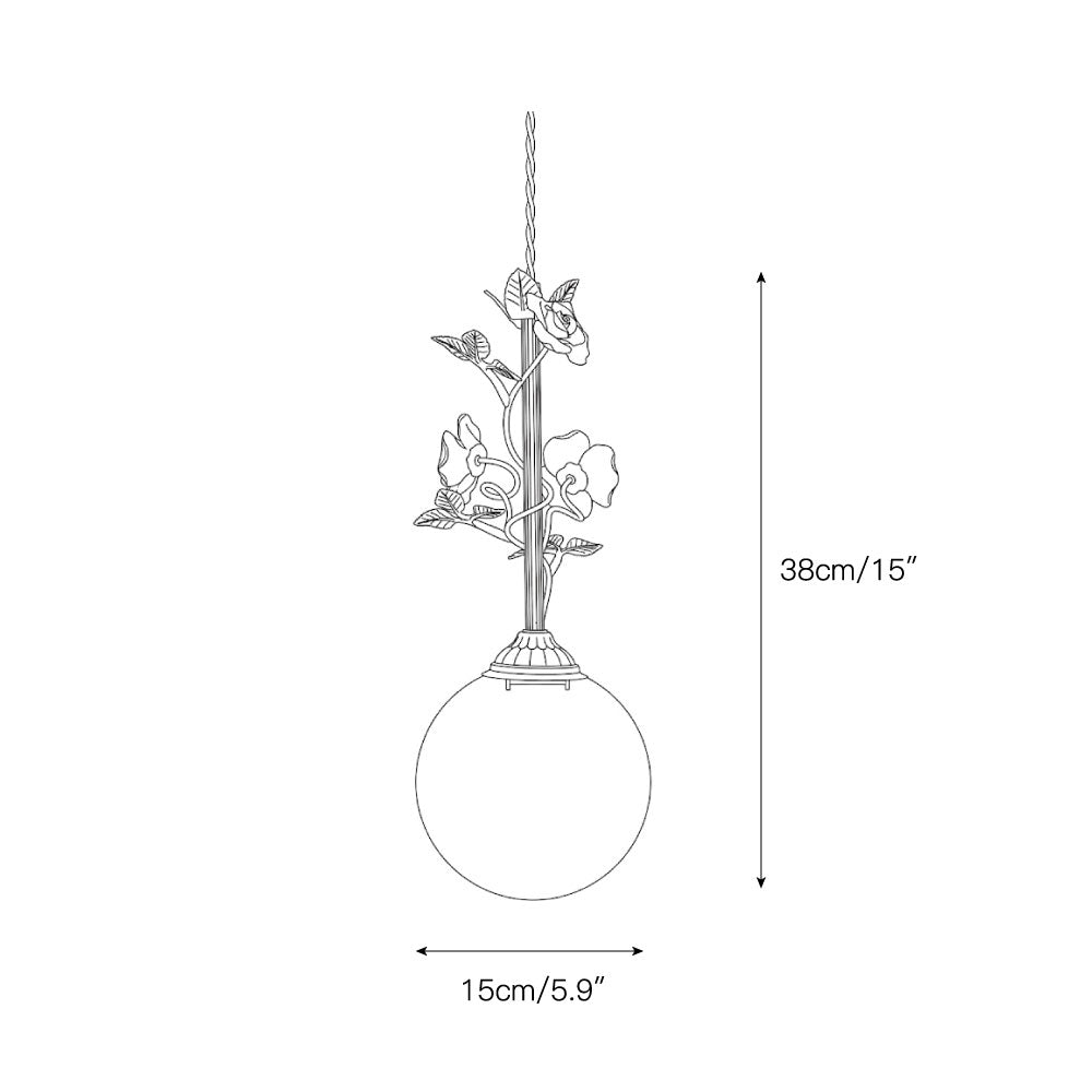 Evelyn Glass Pendant Lamp