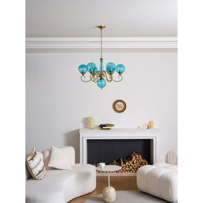 Evelyn Glass Chandelier