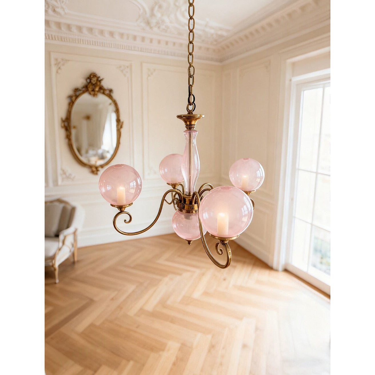 Evelyn Glass Chandelier