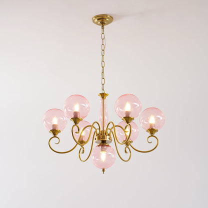 Evelyn Glass Chandelier