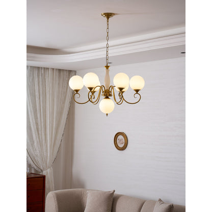 Evelyn Glass Chandelier