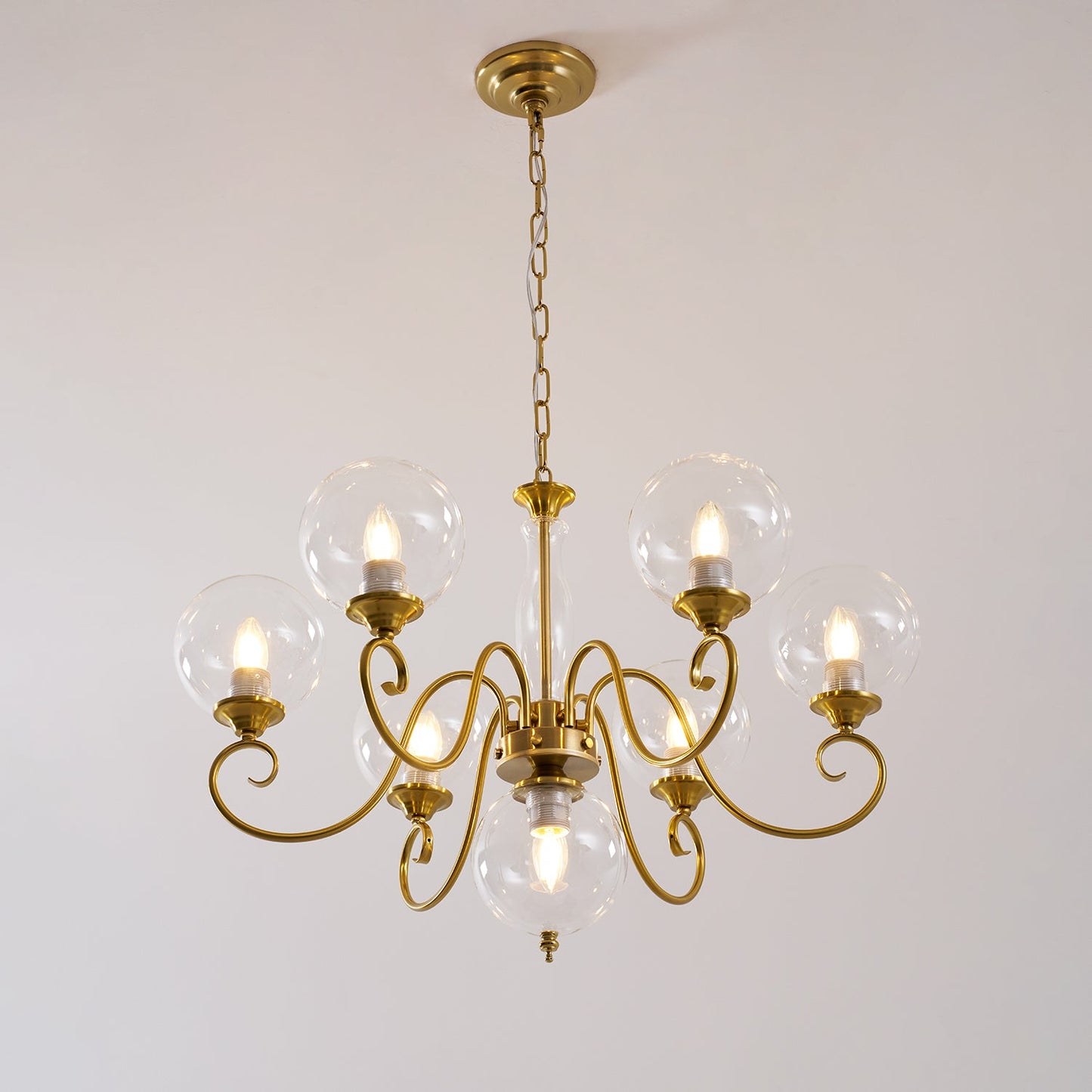 Evelyn Glass Chandelier