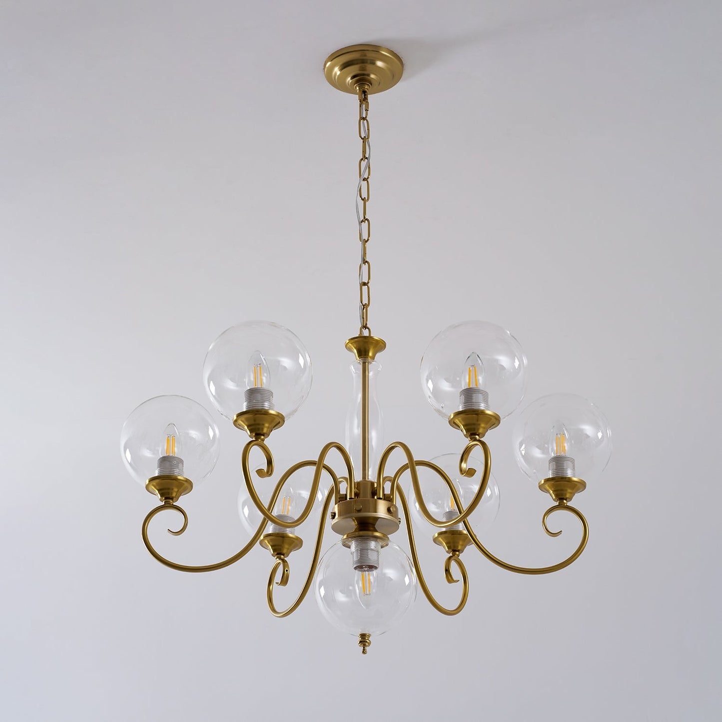 Evelyn Glass Chandelier