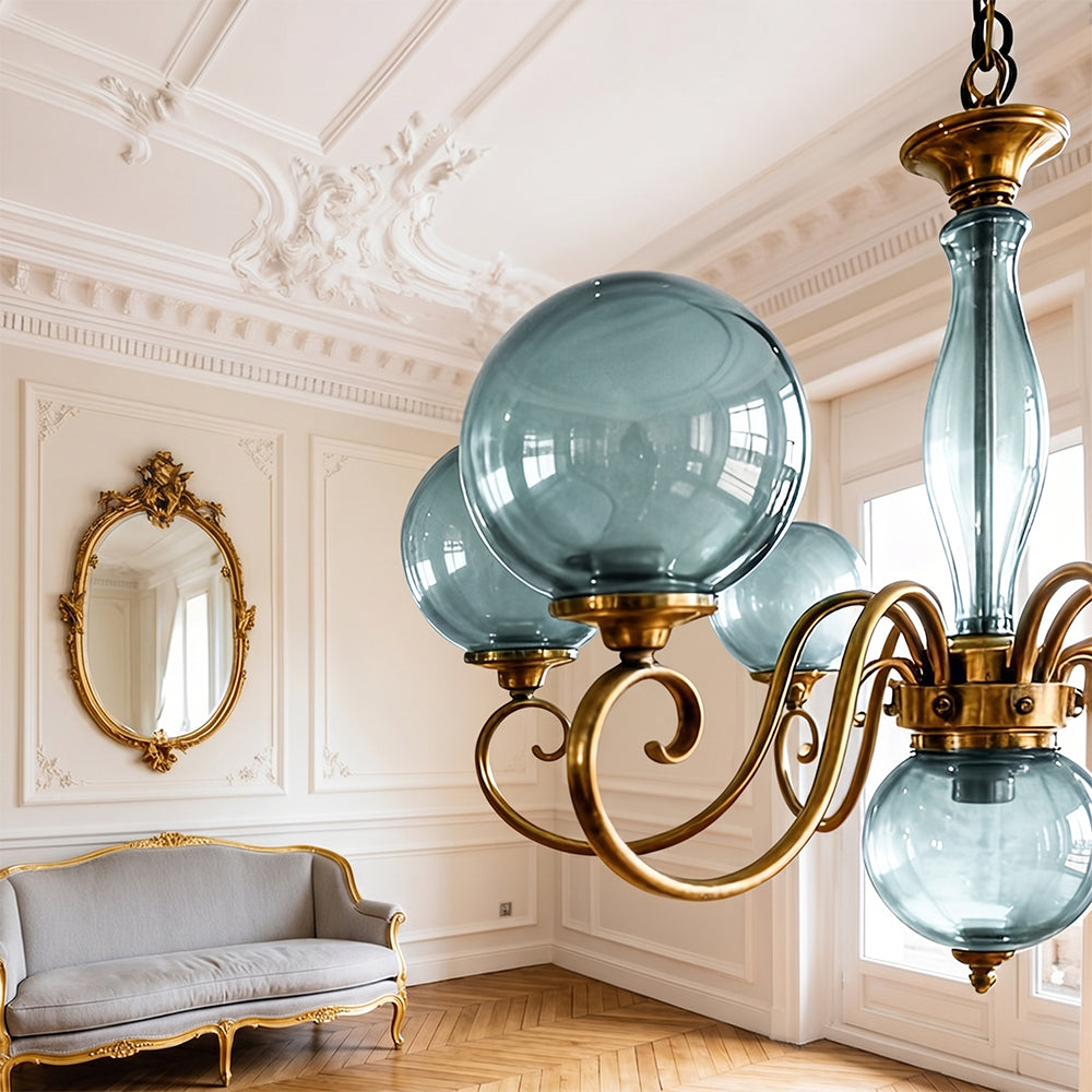 Evelyn Glass Chandelier