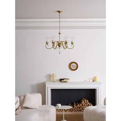 Evelyn Glass Chandelier