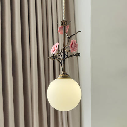 Evelyn Glass Pendant Lamp