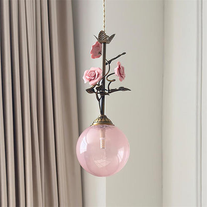Evelyn Glass Pendant Lamp