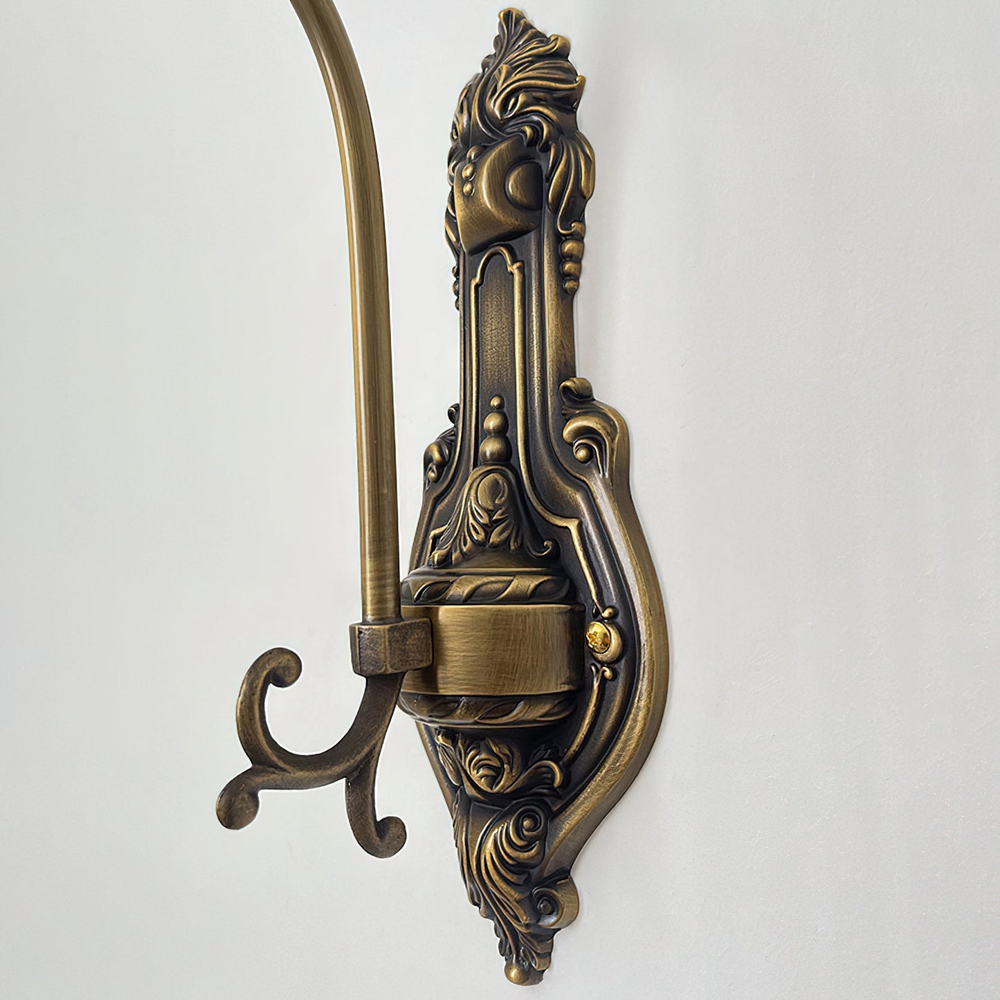 Evelyn Glass Rose Wall Sconce