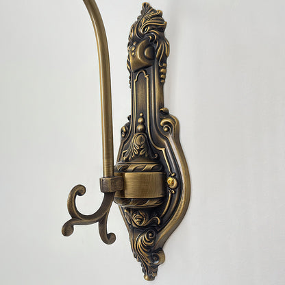 Evelyn Glass Rose Wall Sconce