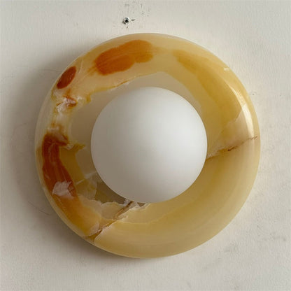 Orli Cyan Onyx Sconce