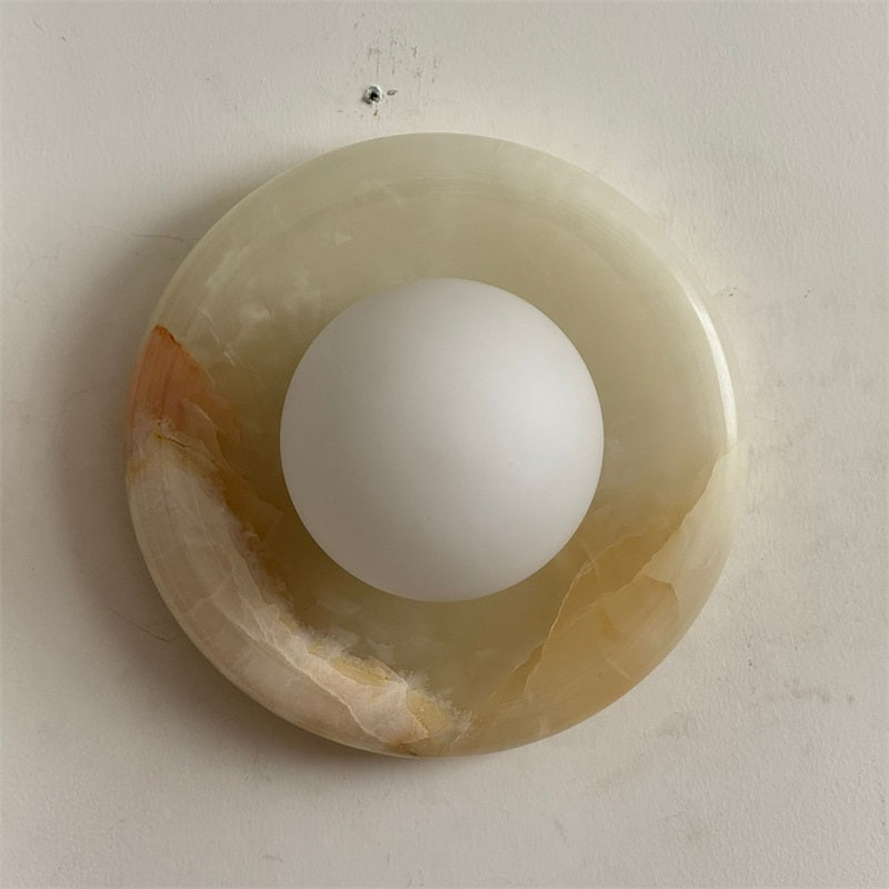 Orli Cyan Onyx Sconce