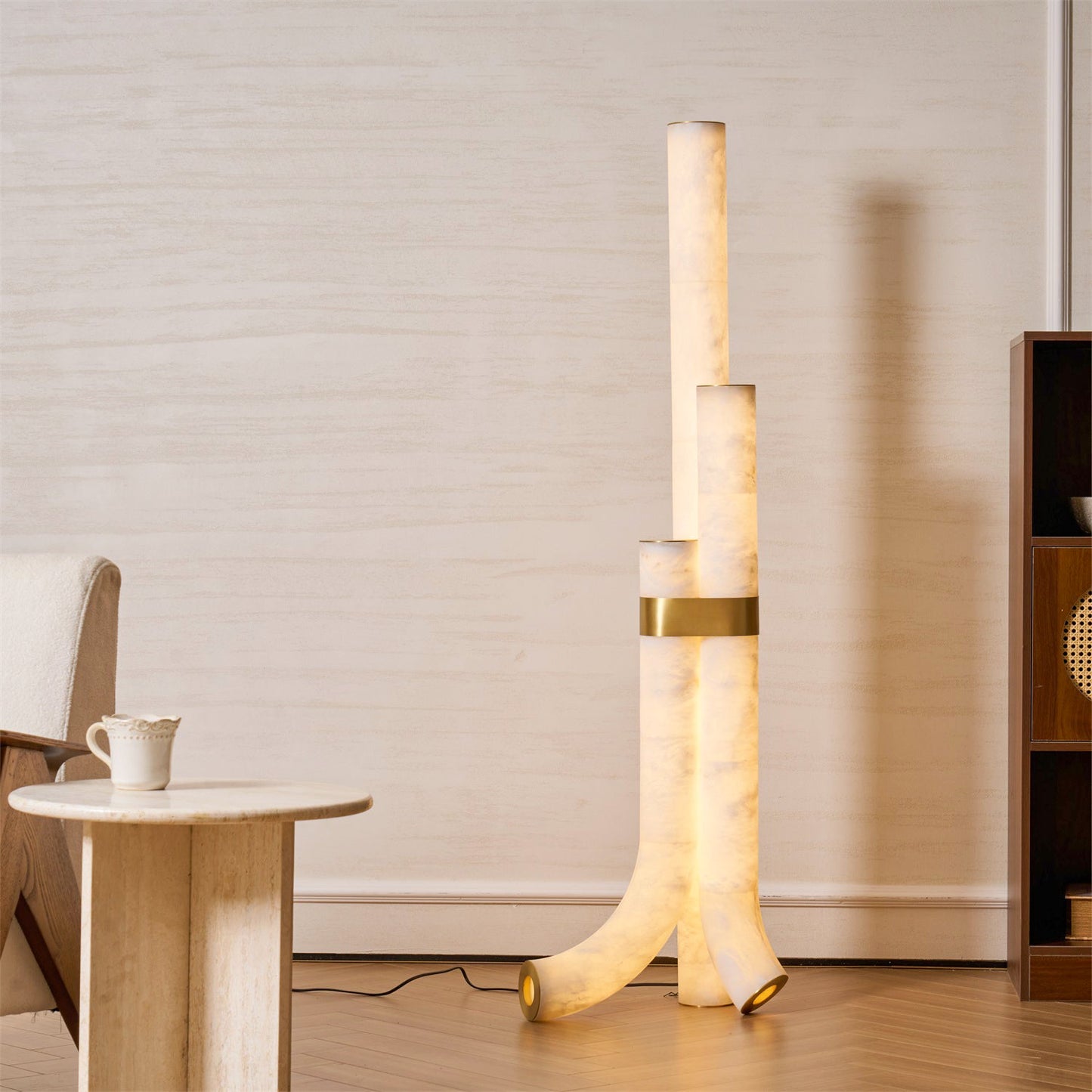 Fantasy Alabaster Floor Lamp