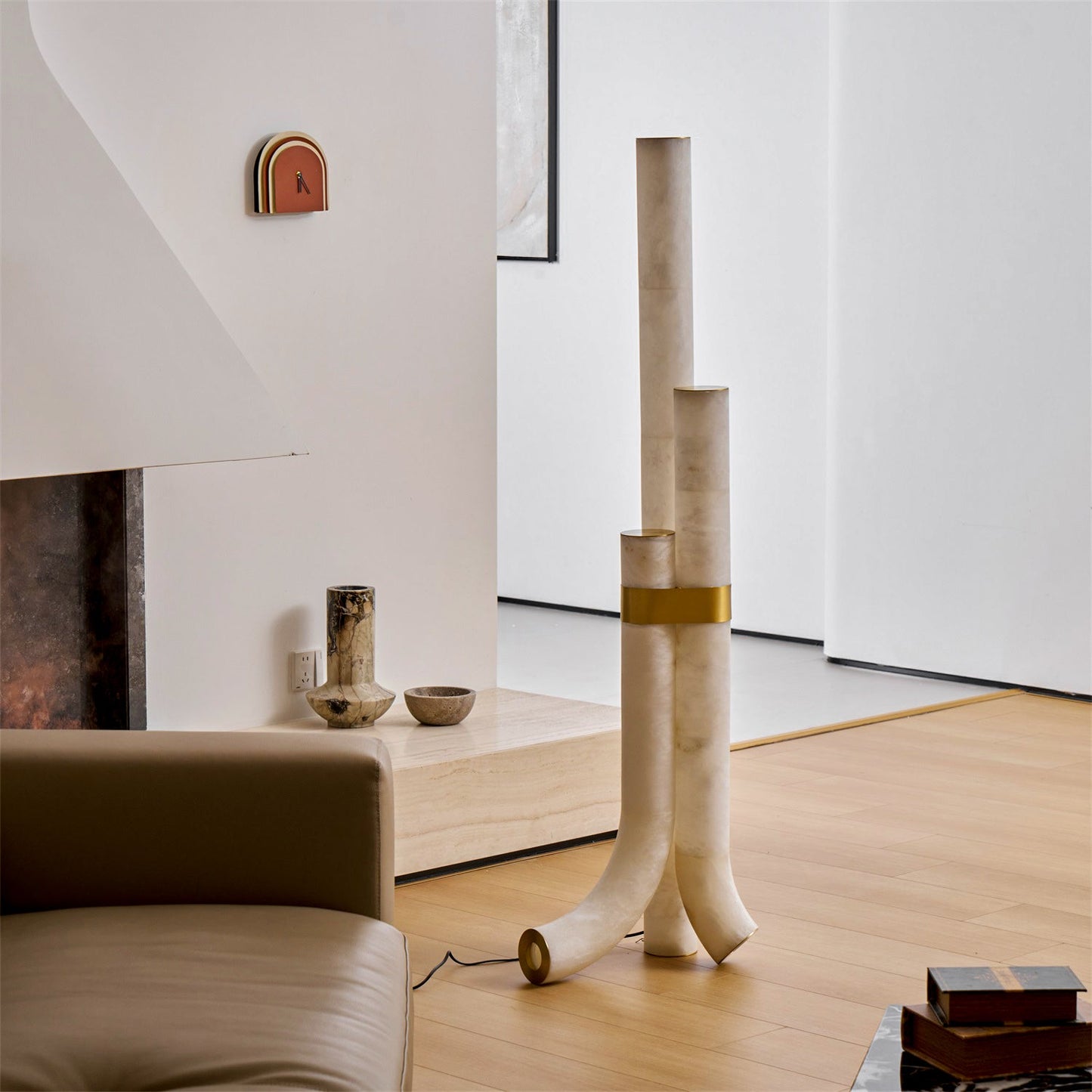 Fantasy Alabaster Floor Lamp