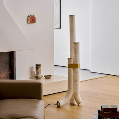 Fantasy Alabaster Floor Lamp