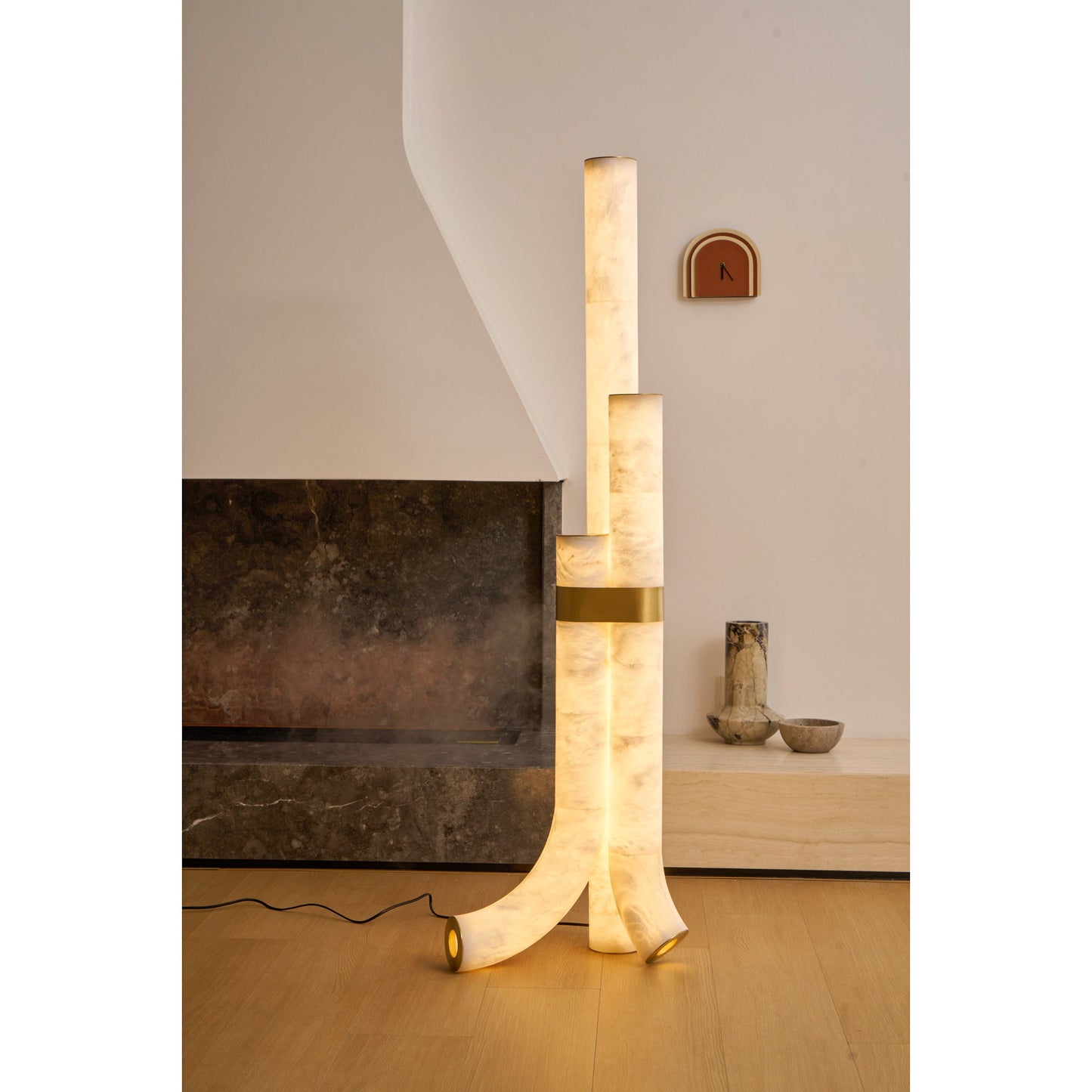 Fantasy Alabaster Floor Lamp