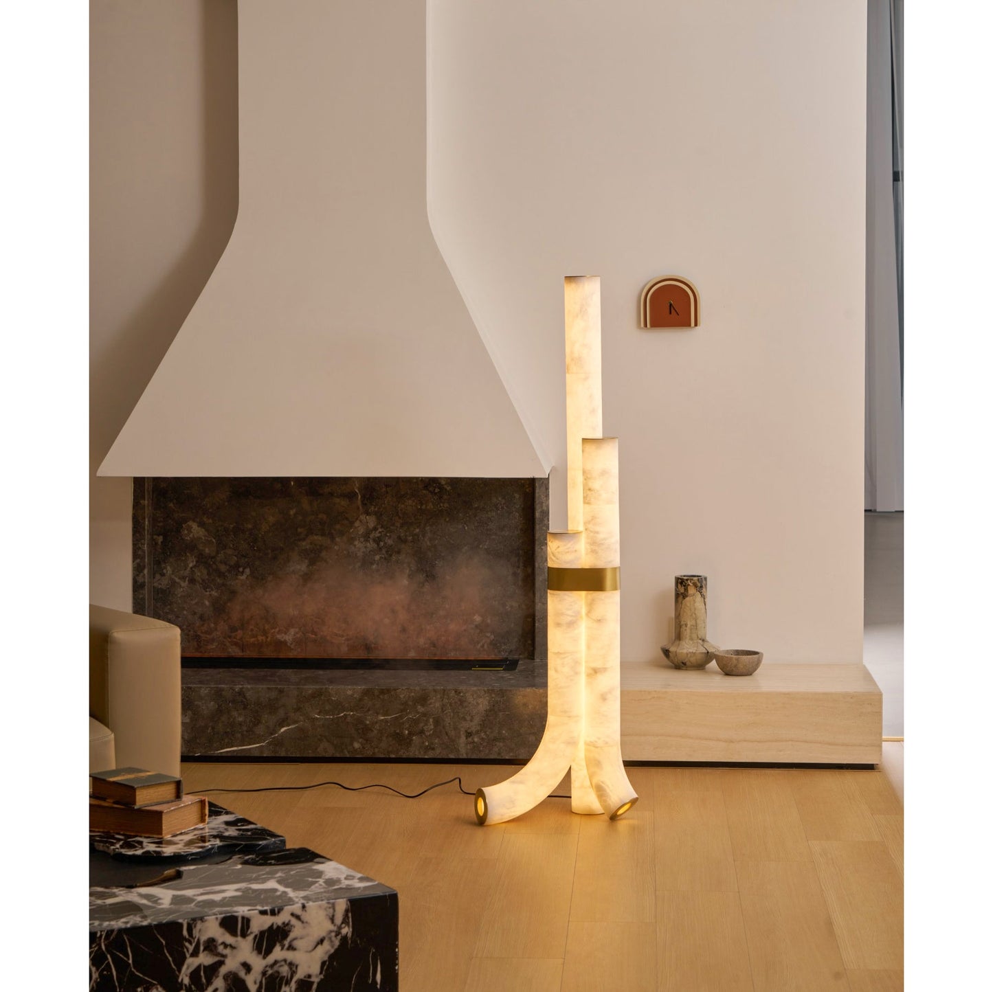 Fantasy Alabaster Floor Lamp