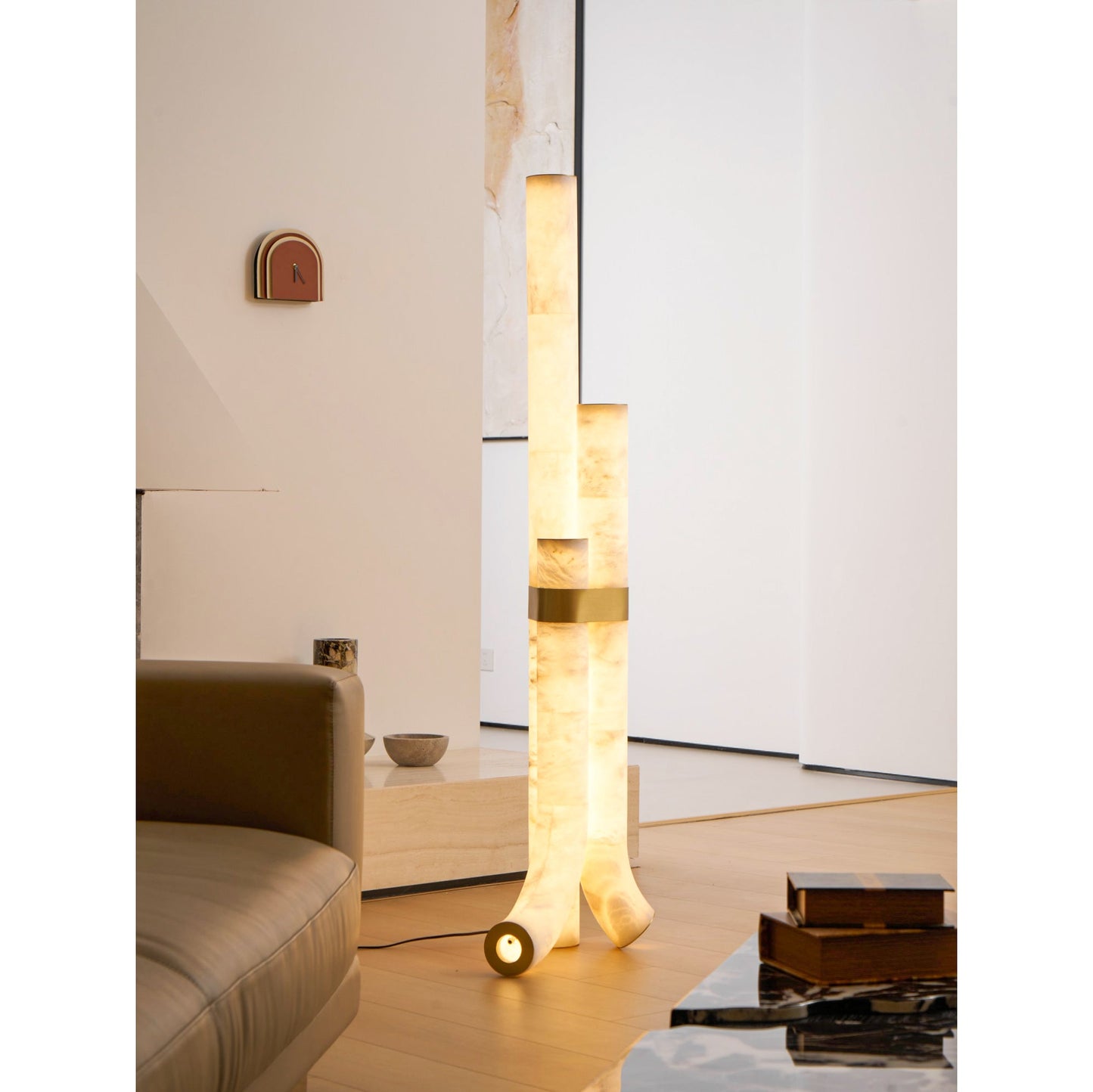 Fantasy Alabaster Floor Lamp