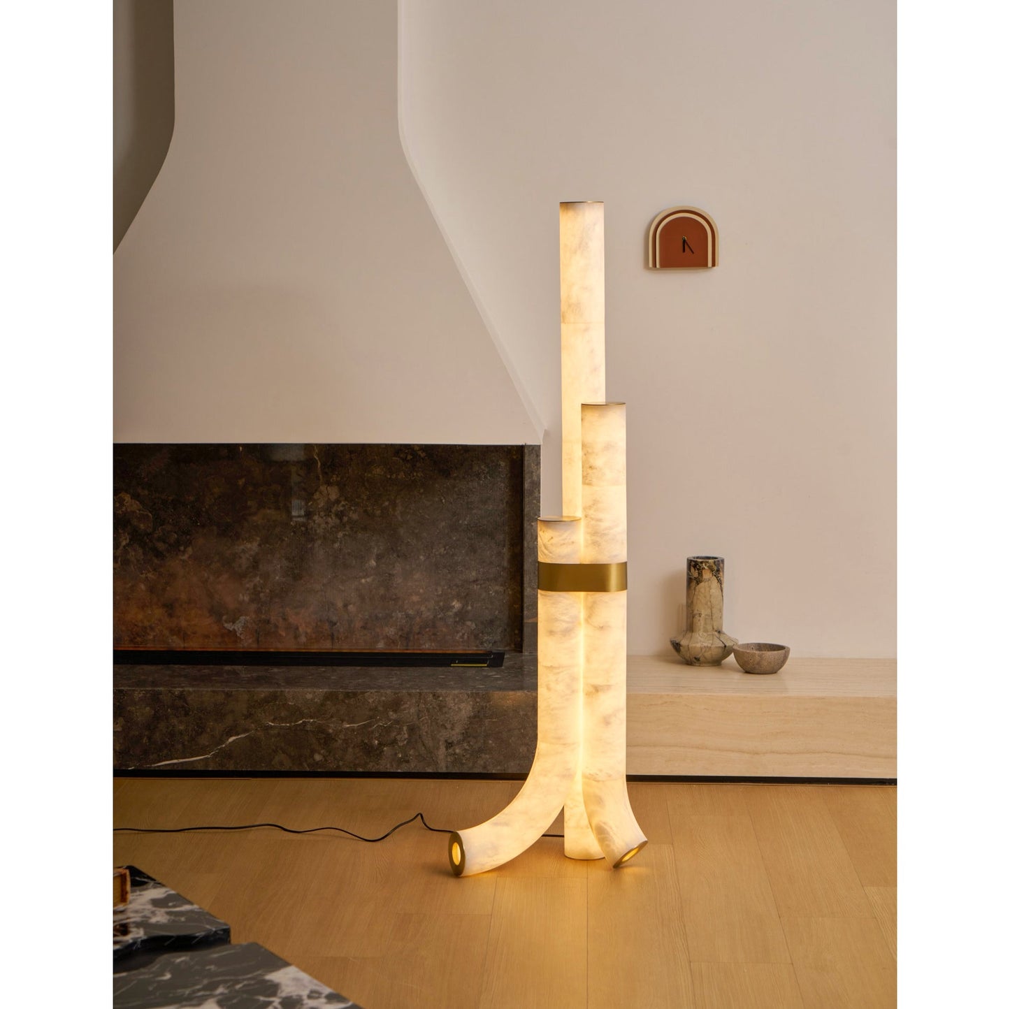 Fantasy Alabaster Floor Lamp