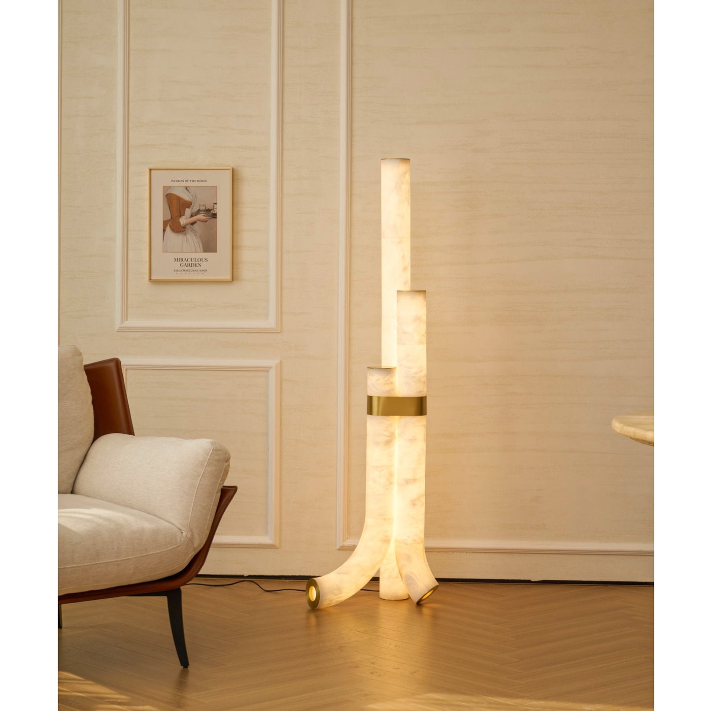 Fantasy Alabaster Floor Lamp